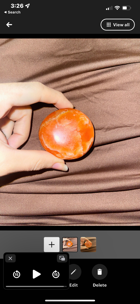 Orange Calcite